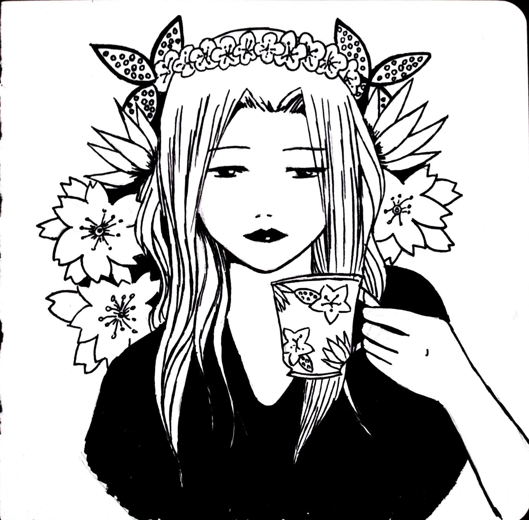 flower tea