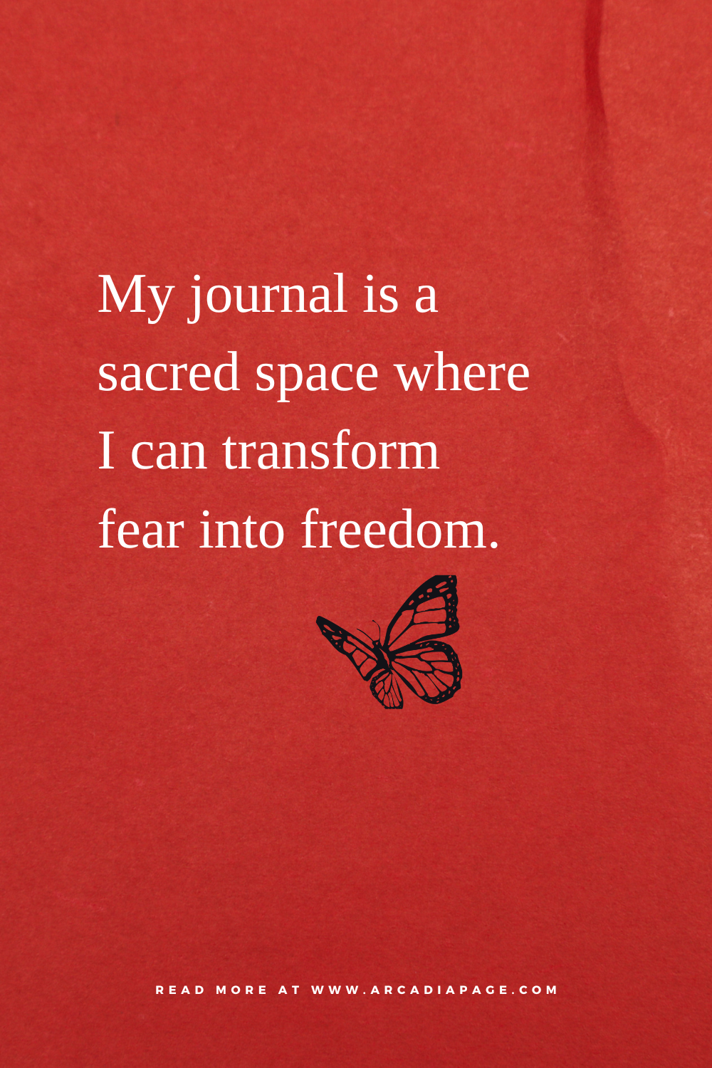 Journaling to transform fear into action 