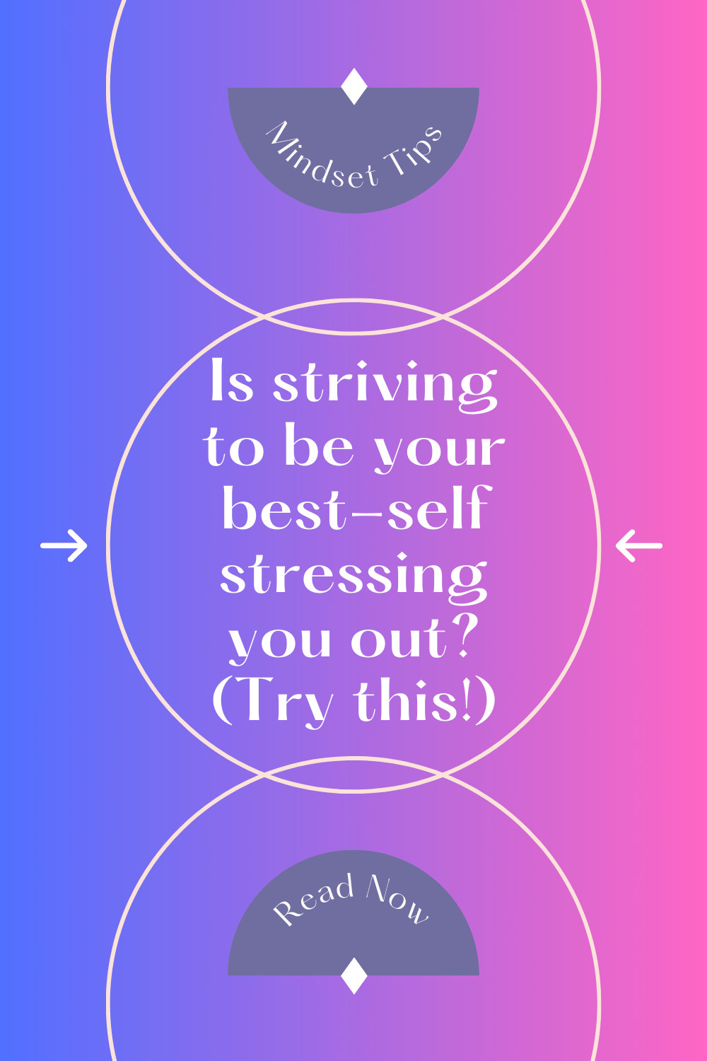 Is Trying to Be Your Best Self Stressing You Out?