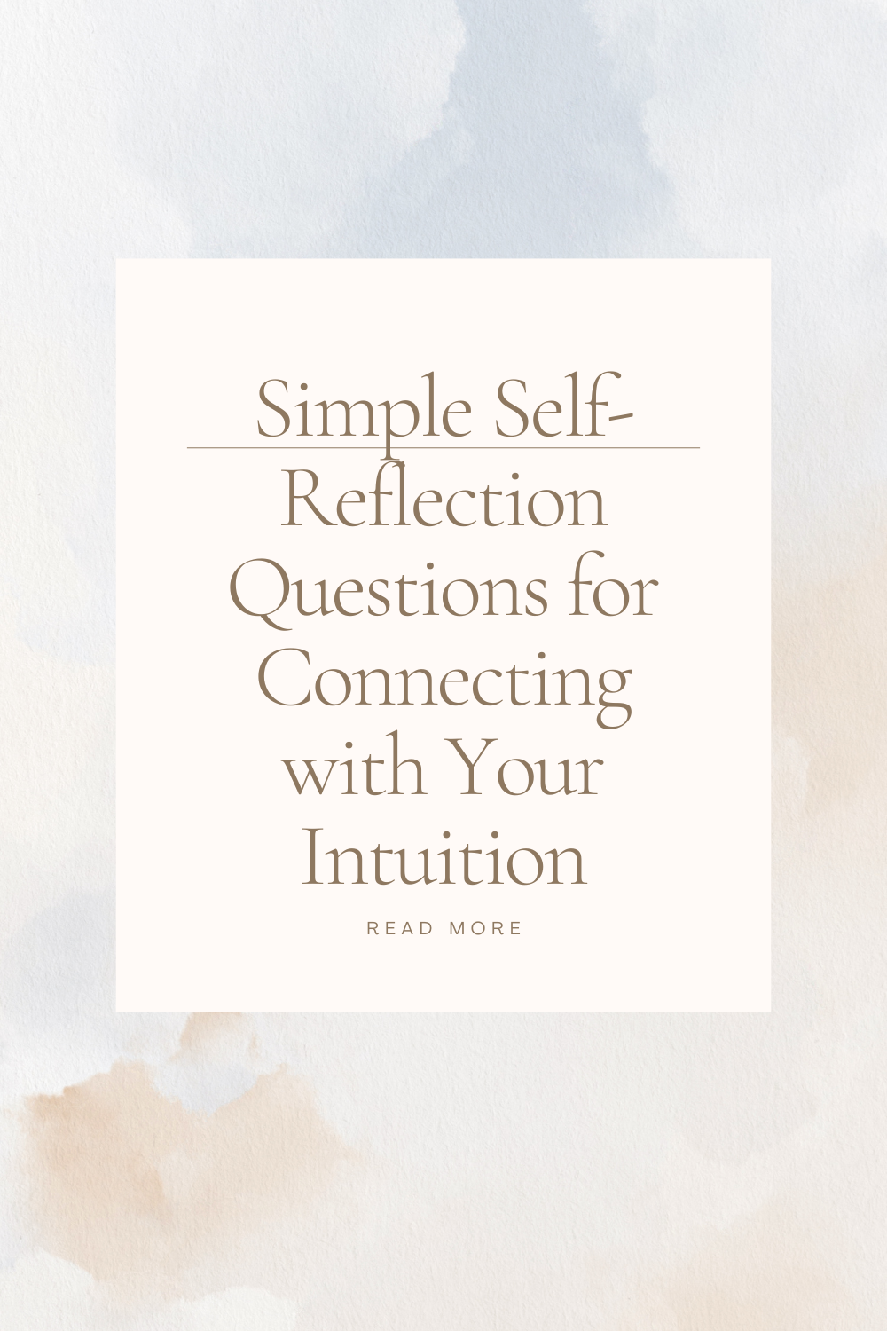 intuition self-discovery self-reflection highly sensitive person 